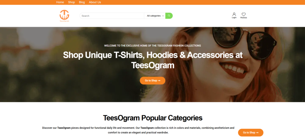 WordPress Amazon Affiliate Store — TeesOgram