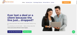 4-Page Divi Website — Infinitech VoIP Reseller SA