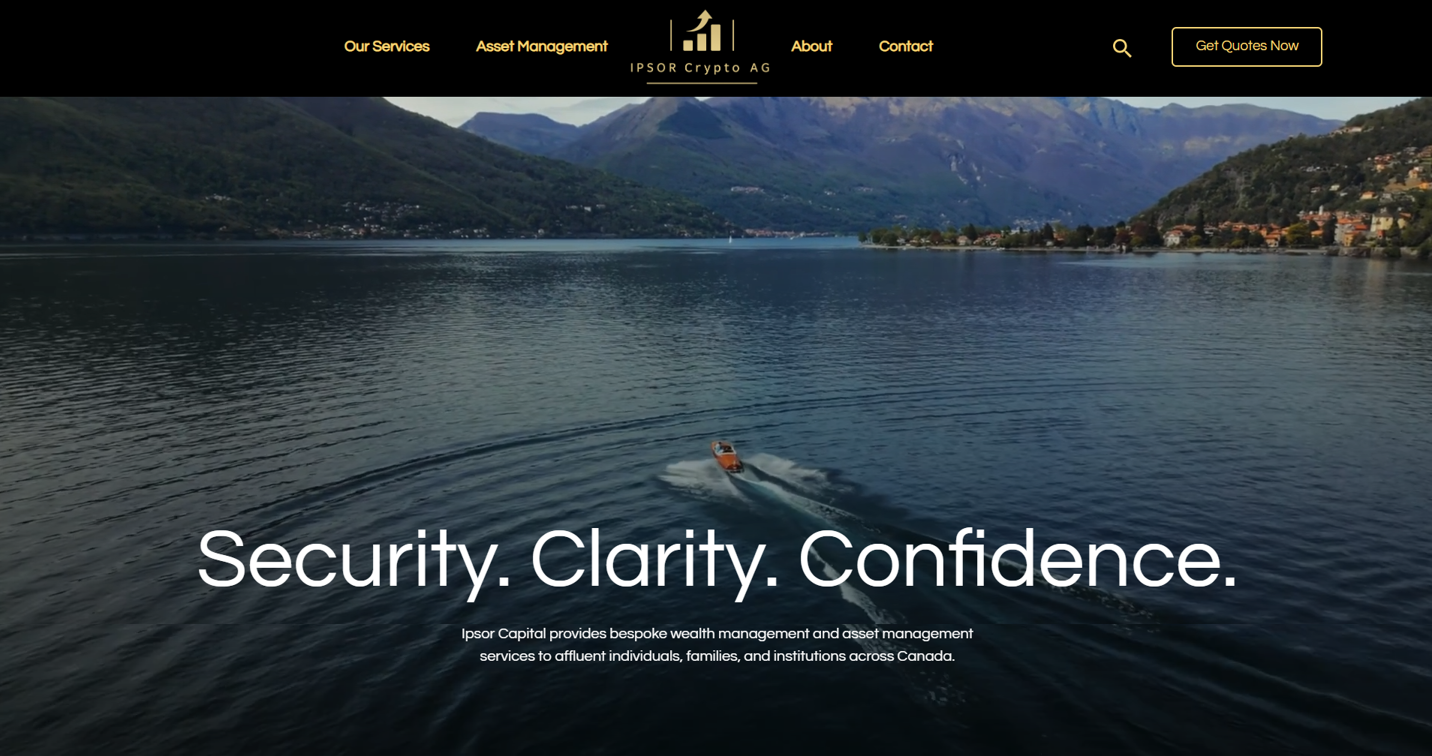 IPSOR Capital — Figma to WordPress Website — 10-Page Investment Site in Elementor