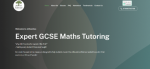 Online GCSE Maths Tutoring Website With Booking & Payments