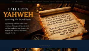 Ministry Homepage Redesign — Call Upon Yahweh